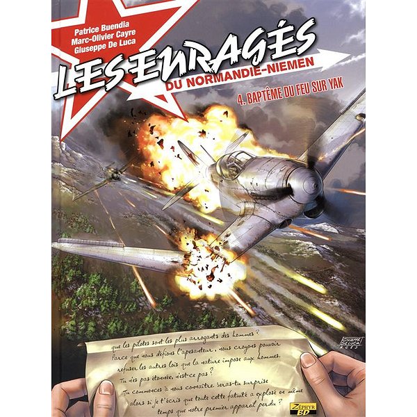 BD Action, aventures | ZEPHYR | ENRAGES DU NORMANDIE-NIEMEN - TOME 4 - BAPTEME DU FEU SUR YAK1