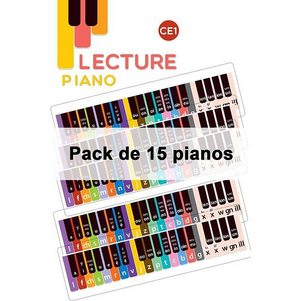Pré-scolaire et primaire | RETZ | PACK DE 15 PIANOS CE11