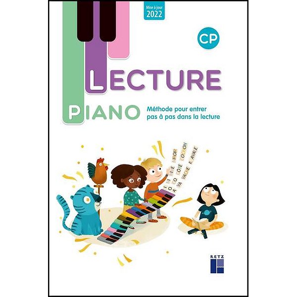 Pré-scolaire et primaire | RETZ | LECTURE PIANO CP - METHODE POUR ENTRER PAS A PAS DANS LA LECTURE - 20221