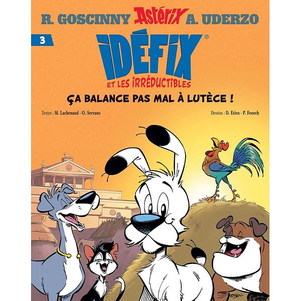 BD Tout public | ALBERT RENE | IDEFIX ET LES IRREDUCTIBLES TOME 3 - CA BALANCE PAS MAL A LUTECE !1