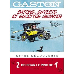 BI-PACK T3 + T2 (OFFERT) GASTON HORS-SERIE / EDITION SPECIALE