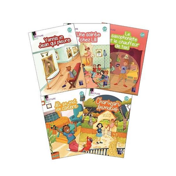 Pré-scolaire et primaire | RETZ | PIANO CP - 5 ALBUMS SERIE 2 - (1 PACK DE 5)1