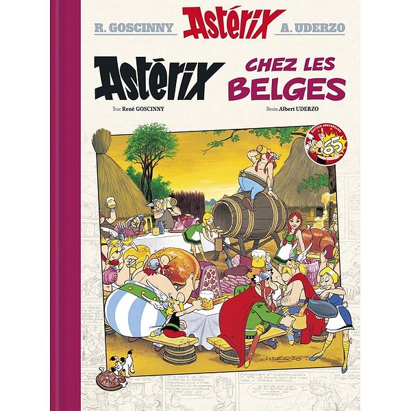 BD Tout public | HACHETTE | ASTERIX CHEZ LES BELGES N 24 - EDITION LUXE - 65 ANS ASTERIX1