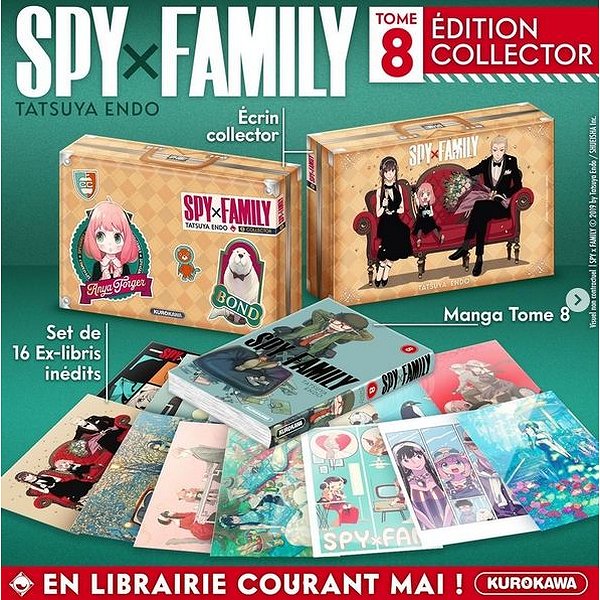Shonen | KUROKAWA | SPY X FAMILY - TOME 8 - COLLECTOR (1 EXEMPLAIRE MAX/PERSONNE)1