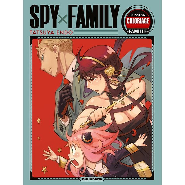 Coloriage, dessin | KUROKAWA | CAHIER DE COLORIAGE SPY X FAMILY1