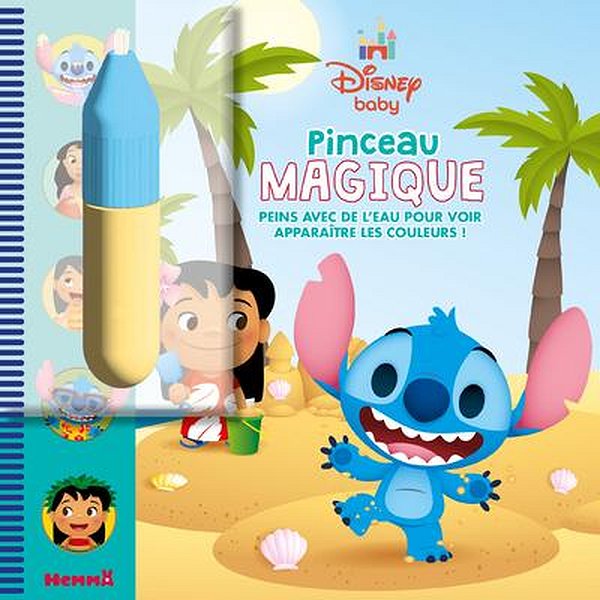 ... | HEMMA | DISNEY BABY - PINCEAU MAGIQUE (LILO ET STITCH) - PEINS AVEC DE L'EAU POUR VOIR APPARAITRE LES COULEU1