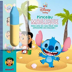 DISNEY BABY - PINCEAU MAGIQUE (LILO ET STITCH) - PEINS AVEC DE L'EAU POUR VOIR APPARAITRE LES COULEU
