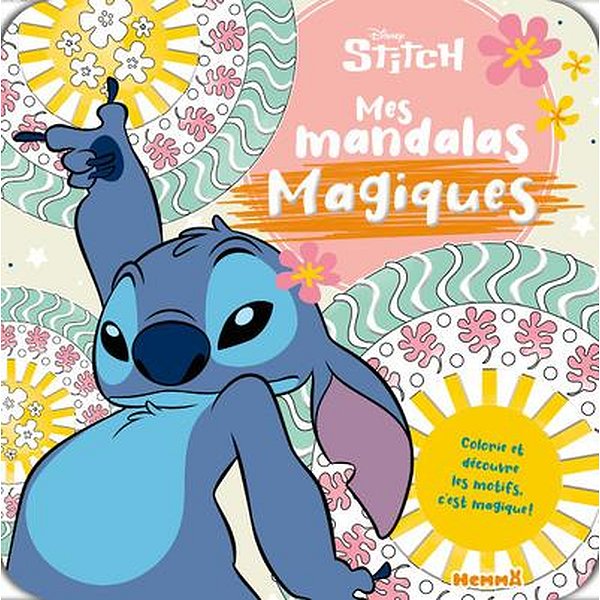 Coloriage, dessin | HEMMA | DISNEY STITCH - MES MANDALAS MAGIQUES - COLORIE ET DECOUVRE LES MOTIFS. C'EST MAGIQUE !1