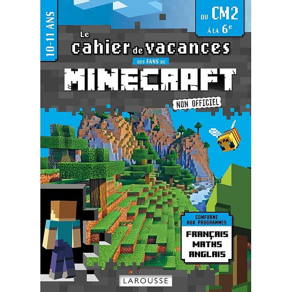 Cahier de vacances | LAROUSSE | FANS DE MINECRAFT &CO - CAHIER DE VACANCES DU CM2 A LA 6E1