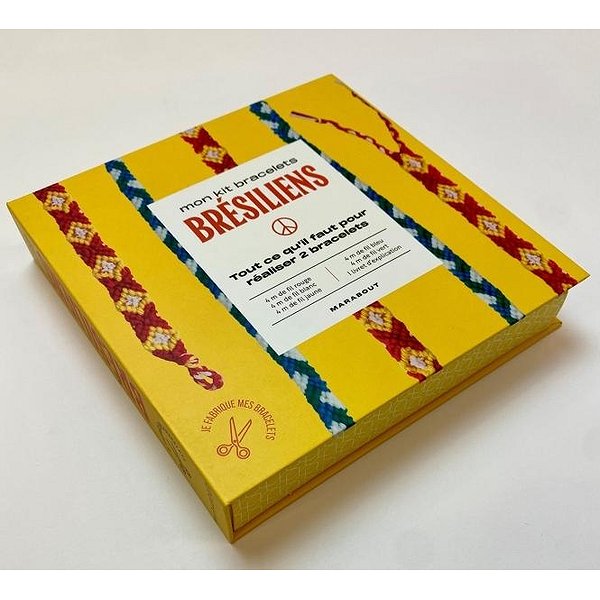 Activités manuelles | MARABOUT | MON KIT BRACELETS BRESILIENS1