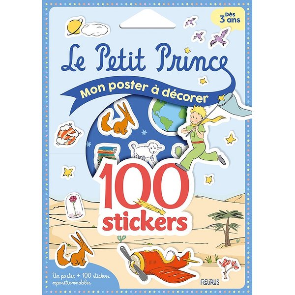 Autocollants et Gommettes | FLEURUS | MON POSTER A DECORER - 100 STICKERS - PETIT PRINCE1