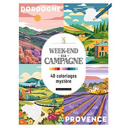 WEEK-END A LA CAMPAGNE - 40 COLORIAGES MYSTERE