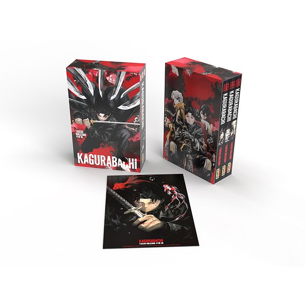 ... | KANA | COFFRET KAGURABACHI T 1 - 2 - 3 + EX-LIBRIS1