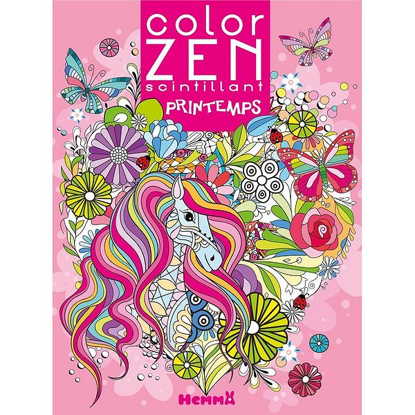Coloriage, dessin | HEMMA | COLOR ZEN SCINTILLANT - PRINTEMPS1