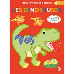 MON PREMIER BLOC A COLORIER : LES DINOSAURES