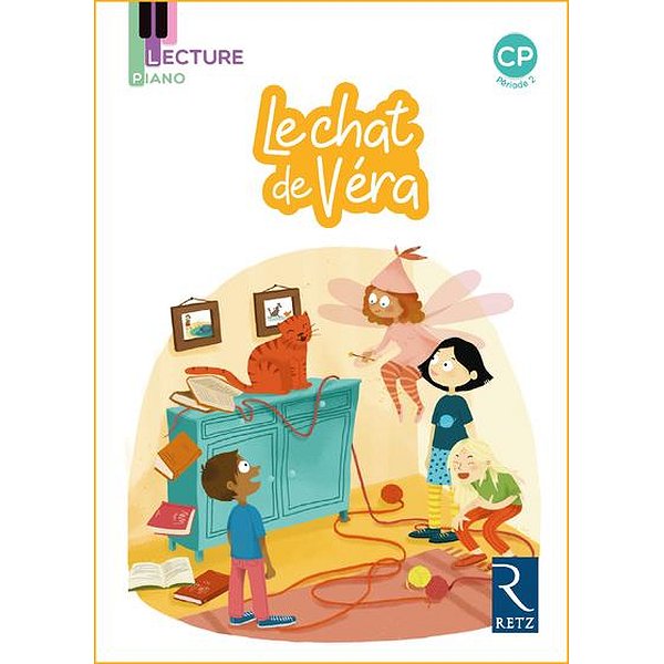 Pré-scolaire et primaire | RETZ | PACK DE 5EX - LECTURE PIANO - LE CHAT DE VERA CP1