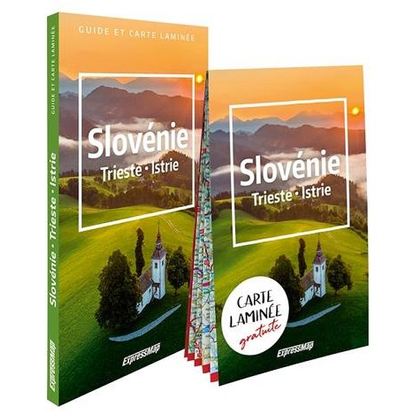 Guides de tourisme | EXPRESSMAP | SLOVENIE, TRIESTE, ISTRIE (GUIDE ET CARTE LAMINEE)1