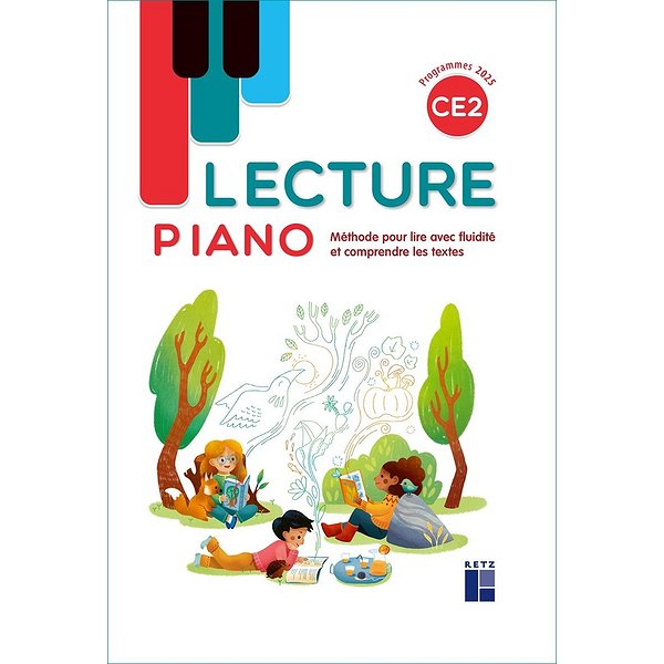 Pré-scolaire et primaire | RETZ | LECTURE PIANO CE2 - MANUEL - METHODE POUR LIRE AVEC FLUIDITE ET COMPRENDRE LES TEXTES1