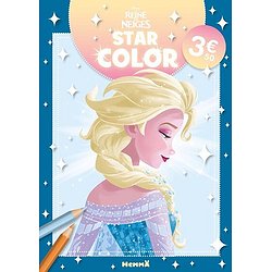 DISNEY LA REINE DES NEIGES - STAR COLOR (ELSA ROBE BLEUE)