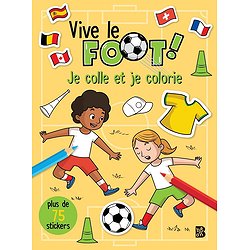 VIVE LE FOOT - JE COLLE ET JE COLORIE