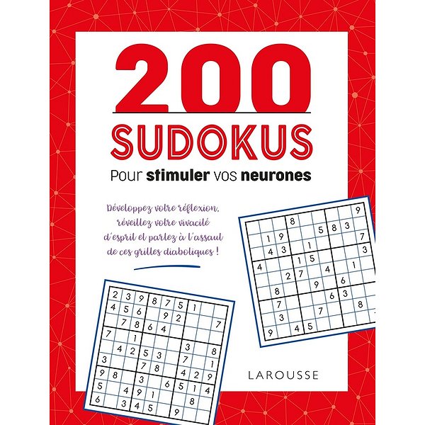 Sport Cérébraux | LAROUSSE | 200 SUDOKUS POUR STIMULER VOS NEURONES1