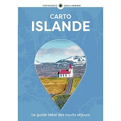 ISLANDE - REYKJAVIK, CERCLE D'OR, COTE SUD, SNAEFELLSNES-GUIDE CARTO