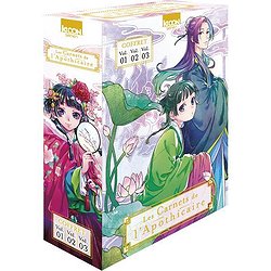 COFFRET LES CARNETS DE L'APOTHICAIRE - VOLUMES 1 A3