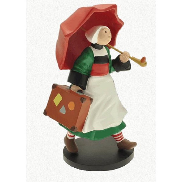 Figurines en résine | COLLECTOYS | BECASSINE AU PARAPLUIE 20 CM1